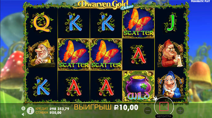 Бонус игра Dwarven Gold Deluxe