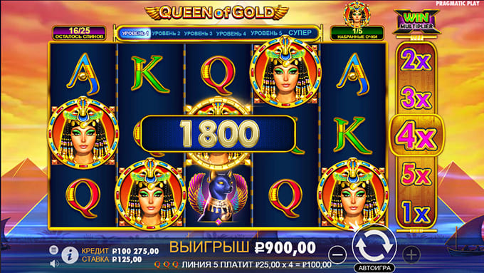 Игровой автомат Queen of Gold онлайн