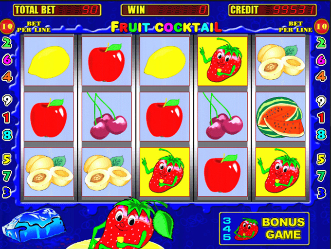 Игровой автомат Клубнички (Fruit Cocktail)